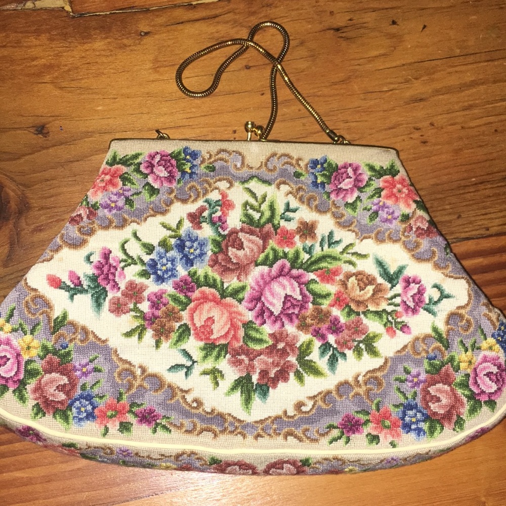 Vintage pinpoint needle bag